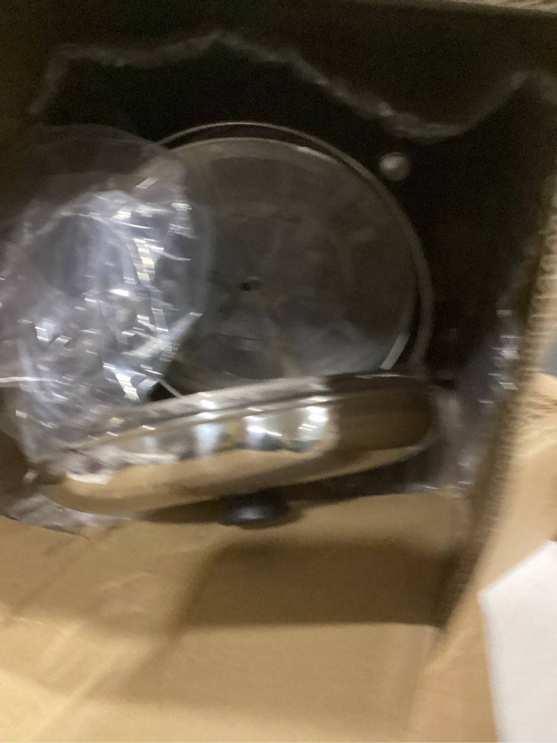Condition photo showing As Is for commercial coffee urn 100 cup/15l coffee dispenser with upgraded percolator, 304 stainless steel hot water urn beverage dispenser with keep warm mode, large coffee maker for catering party
