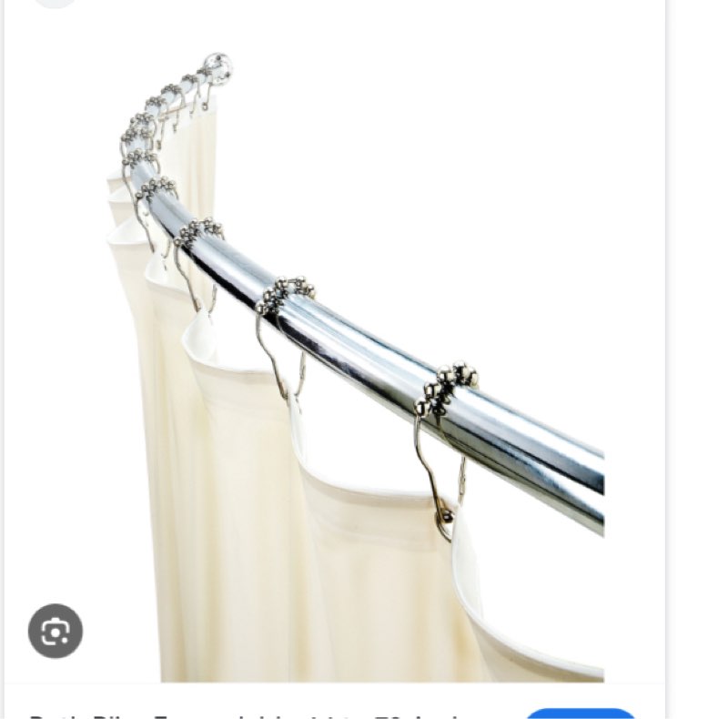 Assorted curtain rods shower curtain shower handles 