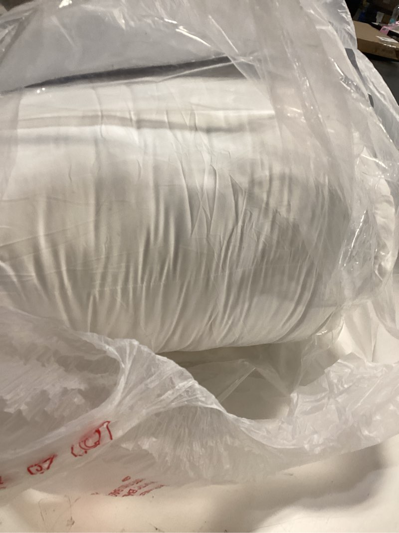 Condition photo showing As Is for APSMILE Heavyweight Down Feather Fibers Comforter Oversized King Size - Ultra-Soft Luxury High Fill-Power Hotel-Style Thicker Winter Duvet Insert for Colder Weather/Sleeper (120x98, White)