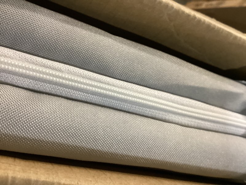 Condition photo showing Good Condition for toddler bed rail with night light - foldable bed side rails - fits for most beds: bed rails for full size bed, queen size rails, twin rails - portable fence for baby - 48 inch grey
