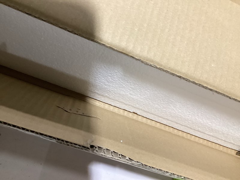 Condition photo showing As Is for Vanity Makeup Mirror with Lights, Light Up Mirror with Smart Touch 3 Colors Dimmable, Memory Function White 22.8" x 19"