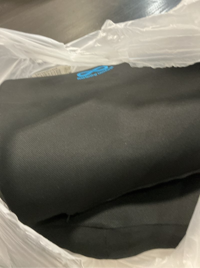 Condition photo showing Good Condition for everlasting comfort doctor recommended memory foam seat cushion for office chairs & car - ergonomic office desk accessories - cushions for tailbone pain relief, sciatica & back support pillow large