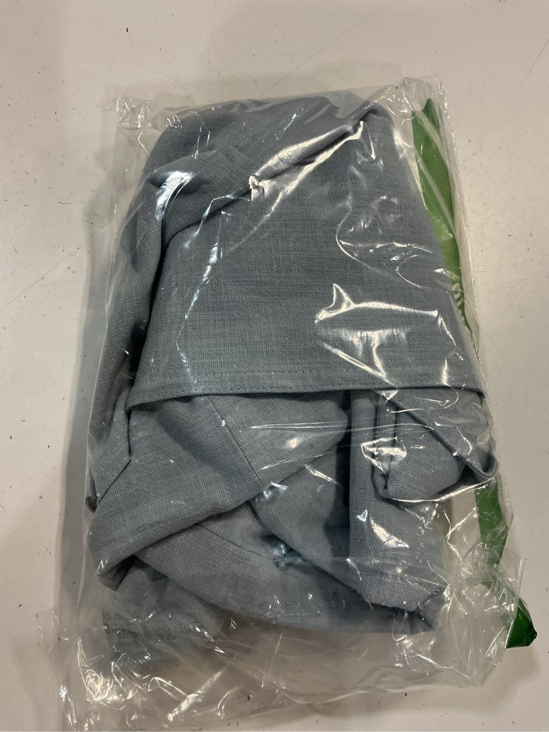 Condition photo showing Good Condition for miulee decorative linen pillow covers 18x18 inch blue grey ?boho farmhouse? ?neutral couch throw pillows for bed pack of 2 accent coastal modern pillowcase summer sofa livingroom home decor 18" x 18" (pack of 2) blue grey