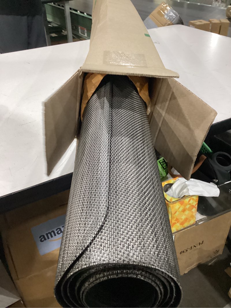 Condition photo showing New/Like New for blvornl ultra large office chair mat for hardwood floor, rolling chair mat for hard wood, large anti-slip hard floor protector, heavy duty computer desk rug for office and home 47.2"*60" black black 47.2"*60"