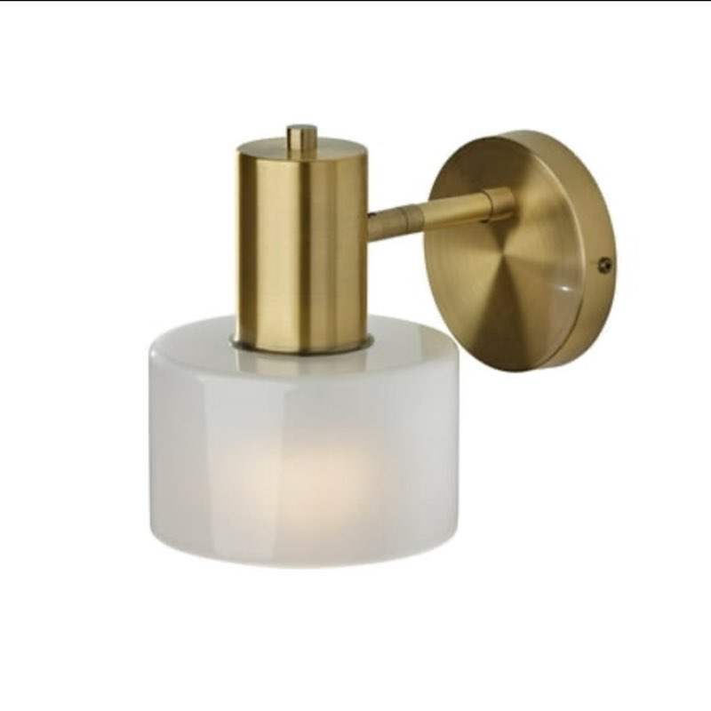 Adesso 8  Rhodes Wall Lamp  Antique Brass