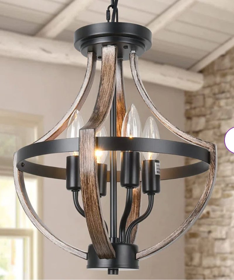 Kimyada 4 - Light Dimmable Bowl Pendant Lantern Chandelier