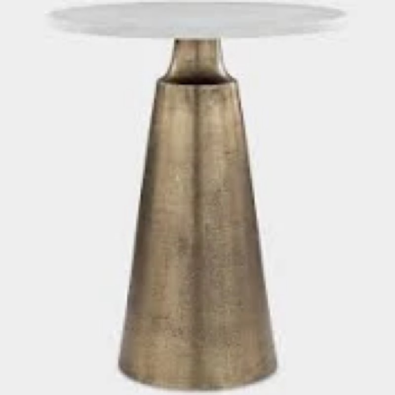 (Incomplete) Sumiya Antique Brass Accent Table