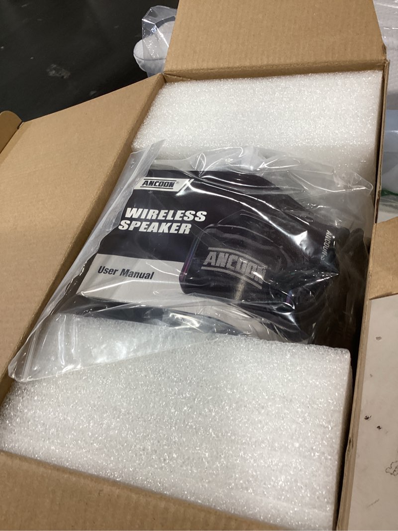 Condition photo showing New/Like New for speakers bluetooth wireless: 80w(peak) loud speaker with bass, 20h playtime, ipx6 waterproof, large jobsite speakers for work, outdoor, workshop, garage, portable speaker with tws (black)