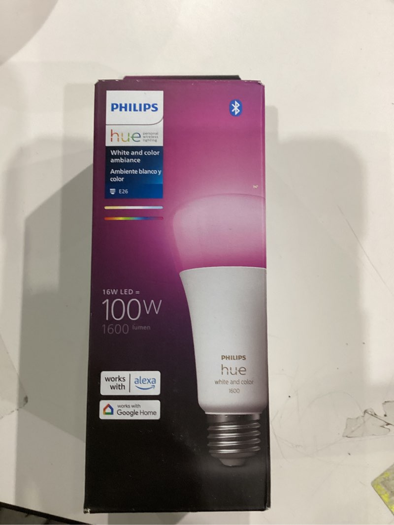 Condition photo showing Good Condition for Philips HueWCA 15W A21 E26 US Original 1 Pack