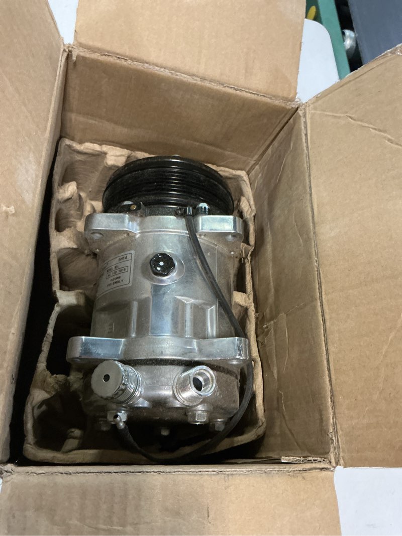 Condition photo showing Good Condition for Universal A/C Compressor 6PK Clutch Sanden 508 5H14 R134A Serpentine Belt 12V