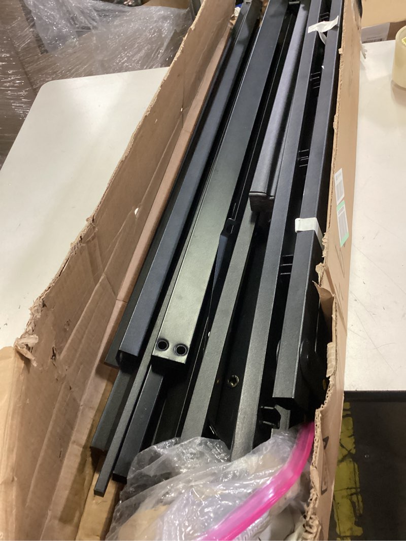 Condition photo showing As Is for 25 Inch High Twin Bed Frames with Rounded Corner Legs, Heavy Duty Metal Twin Platform Bed Frame with Steel Slats Support, No Box Spring Needed, Noise Free, Easy Assembly Twin 25 Inch