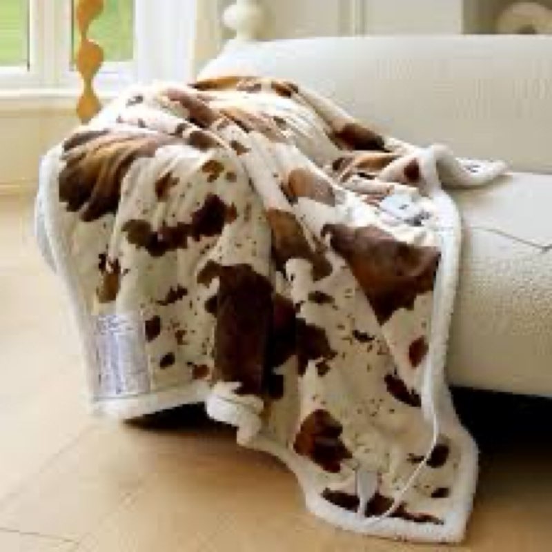 heated blanket throw blanket - fast heating electric blanket, soft flannel heated throw with 4 time settings,10 heating settings, warm gifts for women & mom&grandma