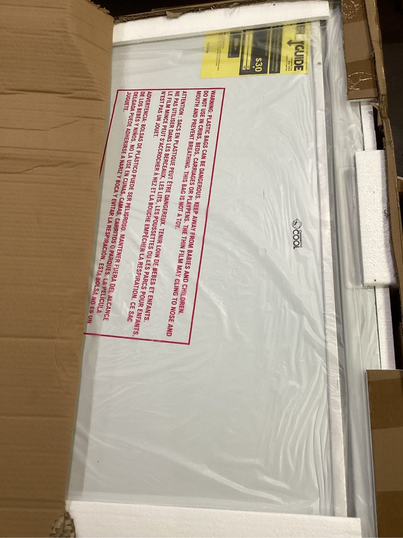 Condition photo showing Good Condition for (not tested)commercial cool 7.0 cu. ft. chest freezer, white