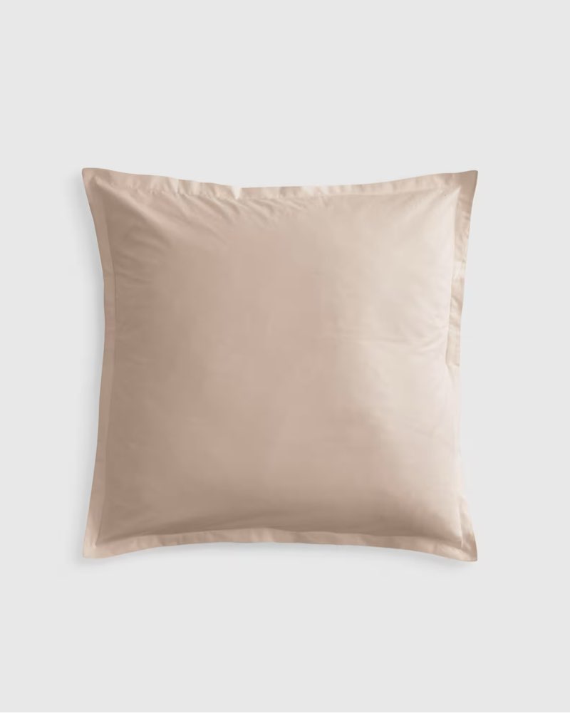 organic brushed cotton euro sham