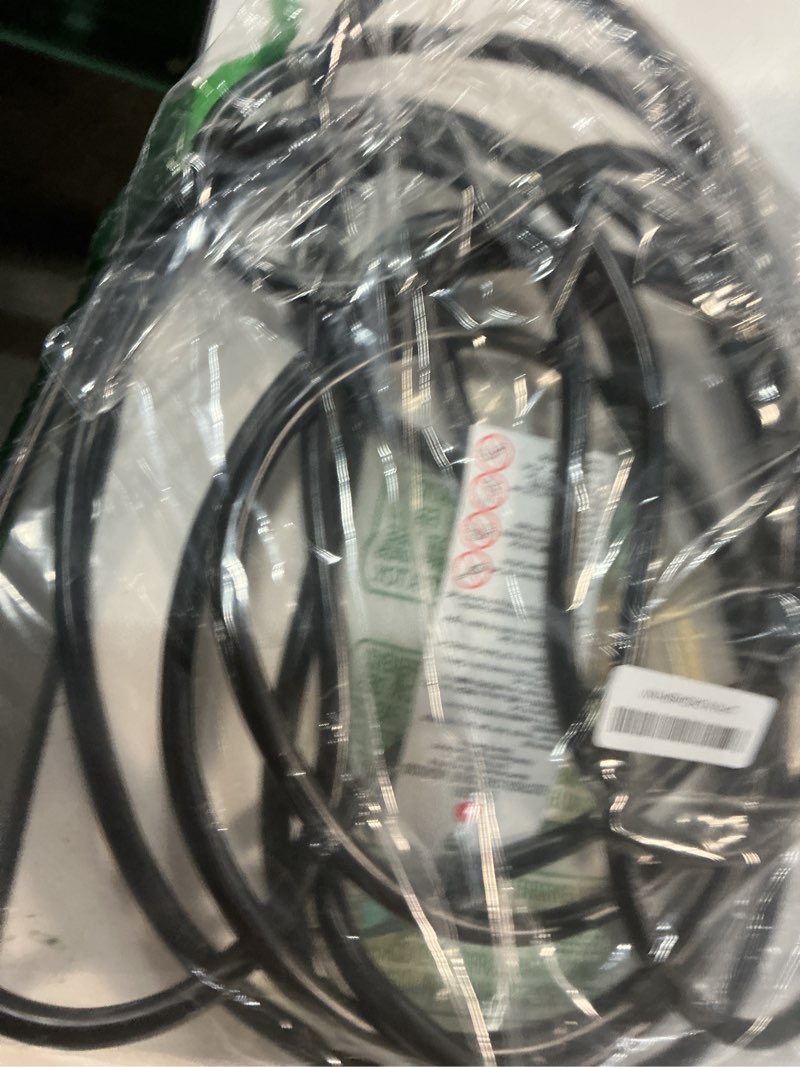 Condition photo showing Good Condition for 25 ft 12 gauge heavy duty 3 outlet extension cord splitter with indicator, waterproof outdoor extension cord with multiple outlets, 15a 1875w for home & workshop, etl listed, black sjtw black 25 ft