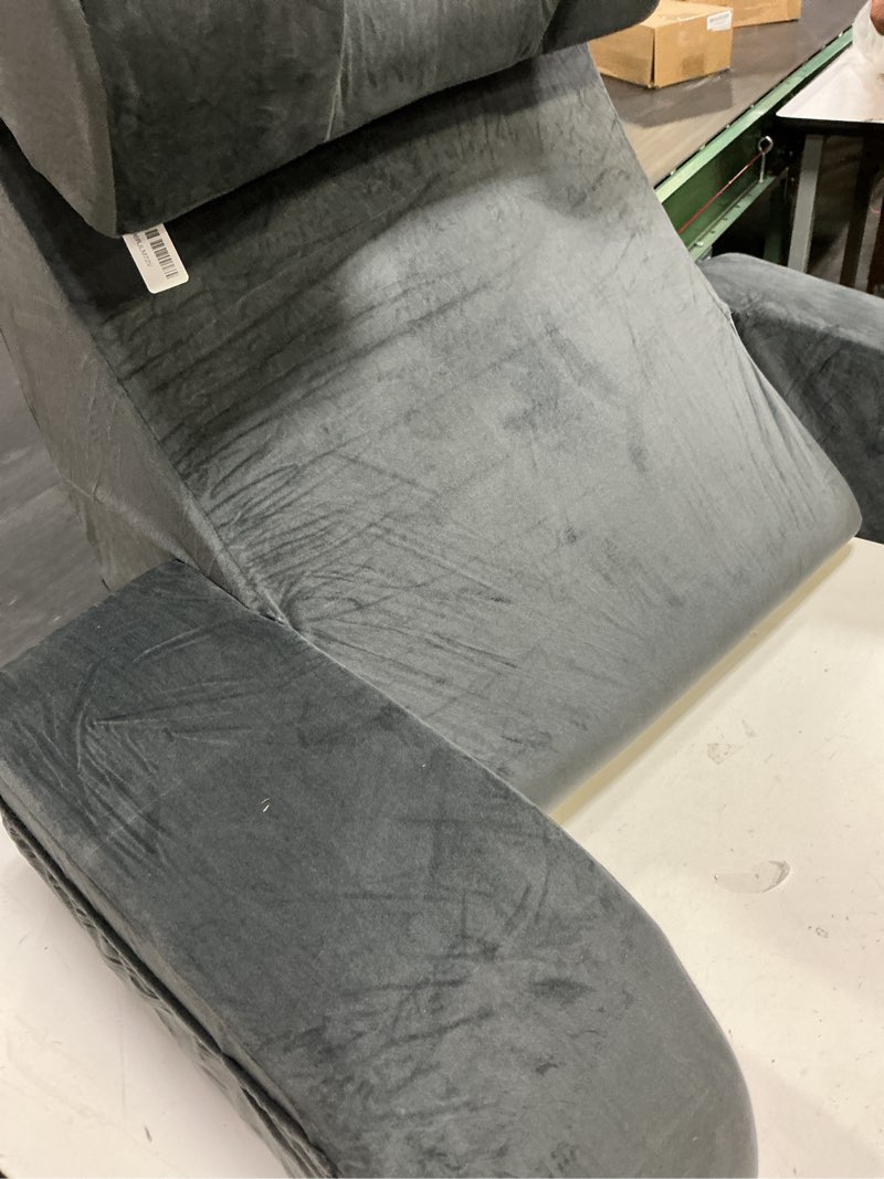 Condition photo showing Good Condition for reading pillow for sitting in bed adult, back pillow for bed sitting up, backrest pillow with arms, back support pillows for gaming lounging watching tv, medium 19" grey medium (5'3"-5'10") grey