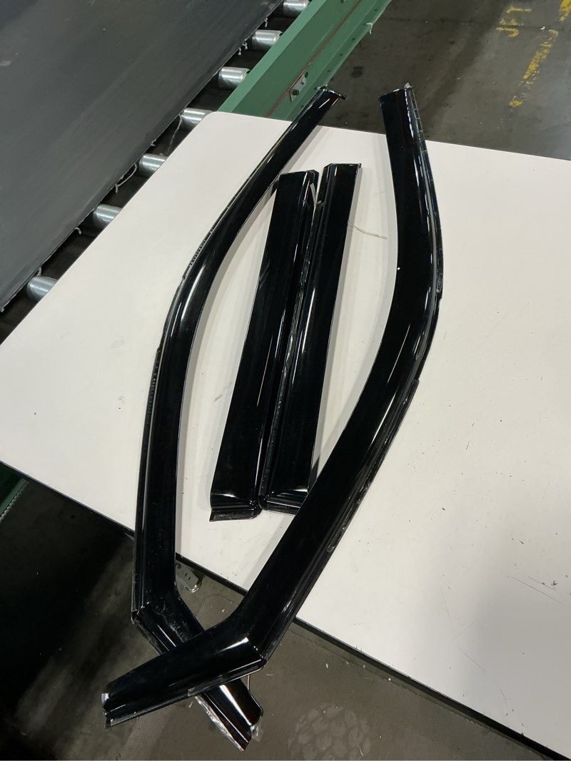 Condition photo showing As Is for slim in-channel style acrylic window visors for 2006-2014 honda ridgeline