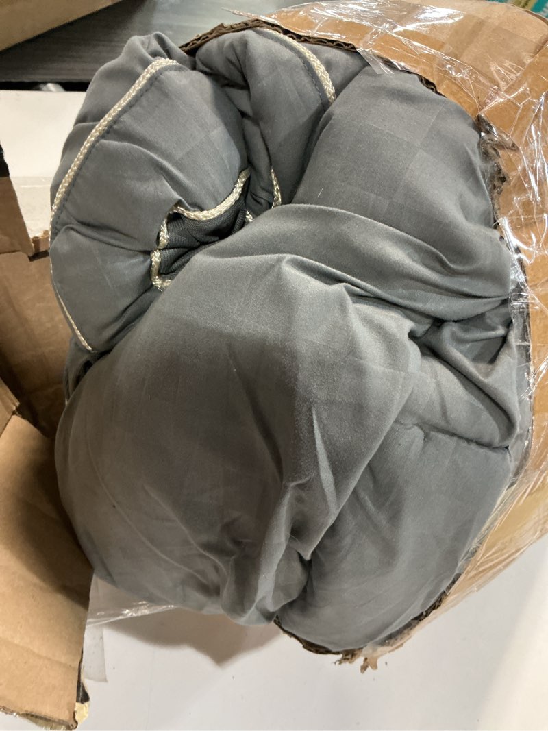 Condition photo showing As Is for 3 Inch Memory Foam Mattress Topper Queen Size Breathable Filled Soft Fluffy Supportive for Back Pain Relief, Bed Mattress Pad Pillow Topper with Extra Thick Padded Protector for 8"-21" Deep Pocket