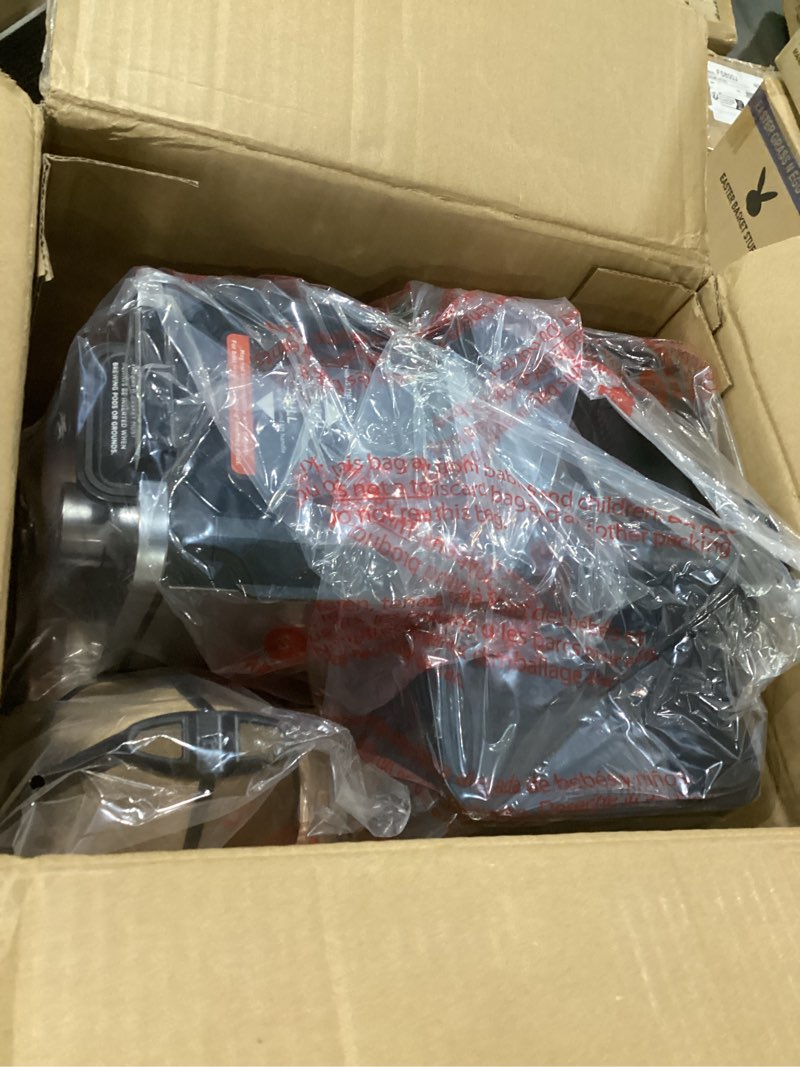 Condition photo showing New/Like New for Ninja Pod & Grounds | Coffee Maker | XL Single-Serve | K-Cup Pod Compatible | Brews Grounds | Compact Design | Built-In Milk Frother | 68-oz. Reservoir, 6-oz. Cup to 24-oz. Mug Sizes | Stone |PB055AST