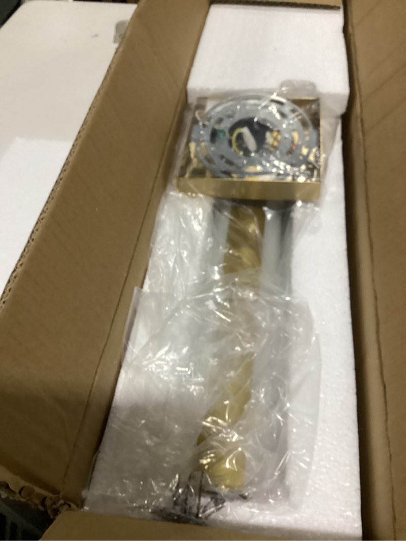 Condition photo showing Good Condition for modern gold wall sconce 22 inch dimmable bathroom sconces 5cct led wall lights with acrylic shade hardwired long vanity lighting fixtures over mirror for bedroom living room gold 22 inch (1 pack)