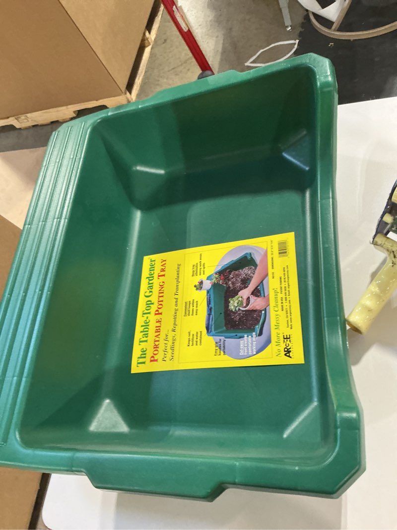 Condition photo showing Good Condition for table-top gardener portable potting tray - argee rg155 pack of 1 green