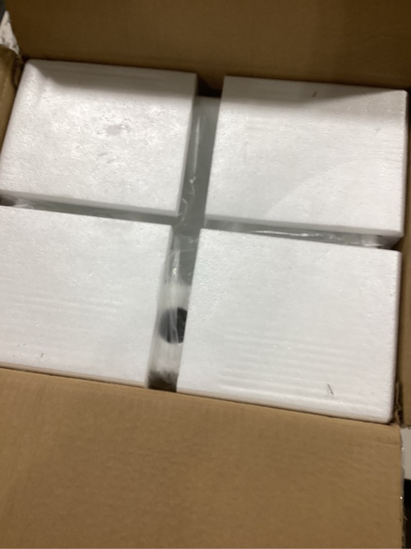 Condition photo showing Good Condition for Wall Mounted Bathroom Vessel Sink, QISHKA 15" X 12" Rectangular Floating Ceramic Wash Hand Basin White Wall Hung Vanity Sink for Bathroom and Cloakroom White 15" x 12" x 4.7"