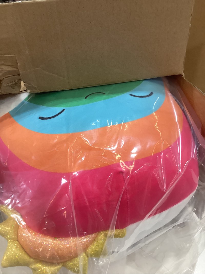 Condition photo showing Good Condition for squishmallows 14-inch sunshine rainbow with clouds - large ultrasoft official kelly toy plush