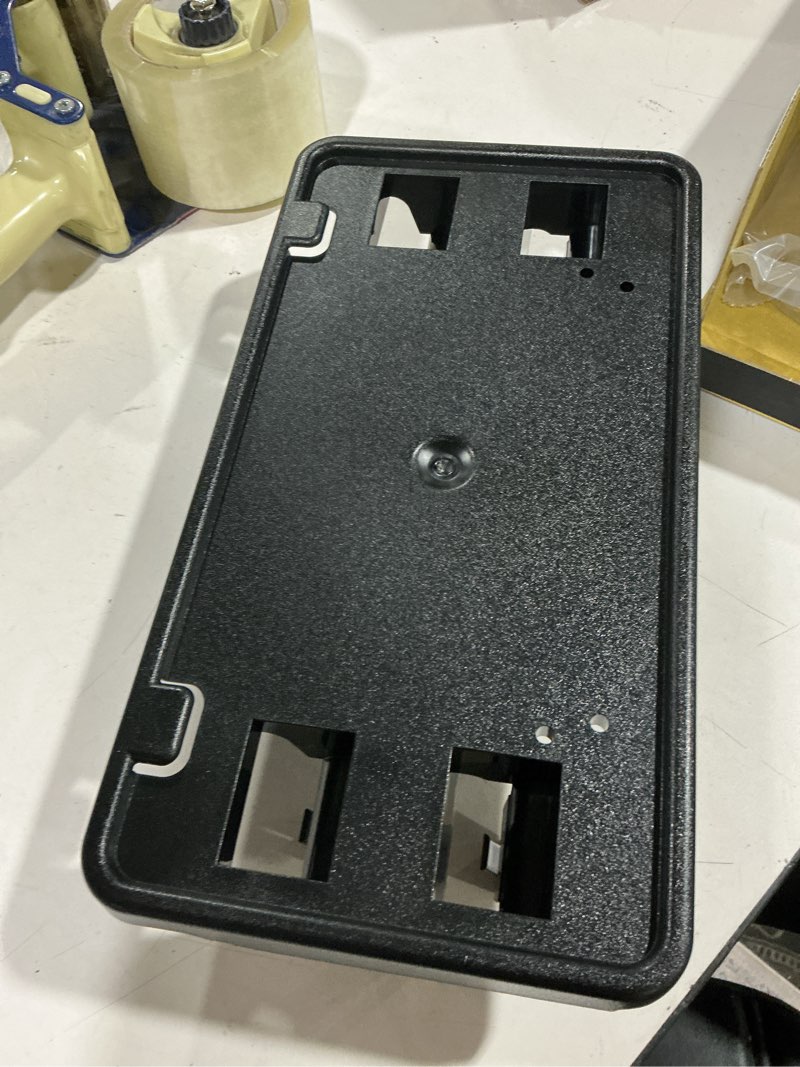 Condition photo showing Good Condition for for ford f-150 2018-2020 license plate bracket | front | 3.3l engine/5.0l engine | replacement for fo1068180 | jl3z17a385aa