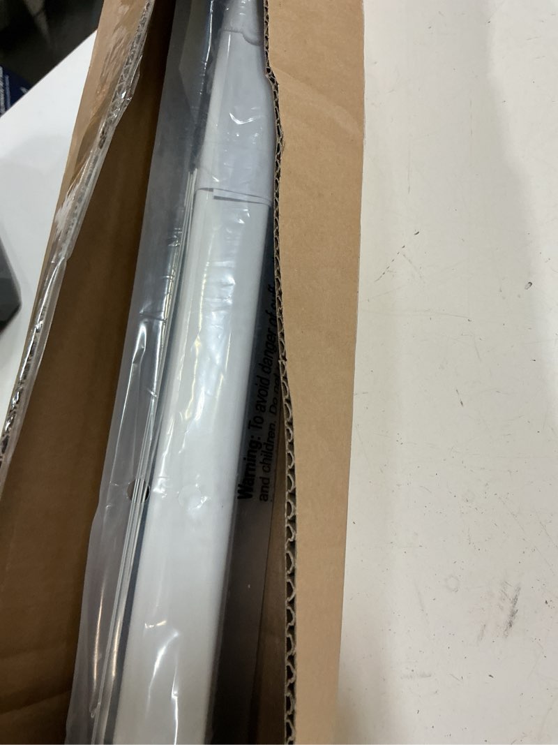 Condition photo showing New/Like New for lazblinds no tools no drill 1" vinyl mini blinds, cordless blinds for windows, light filtering horizontal window blinds & shades, 22" w x 36" h, white cordless-white 22" w x 36" h