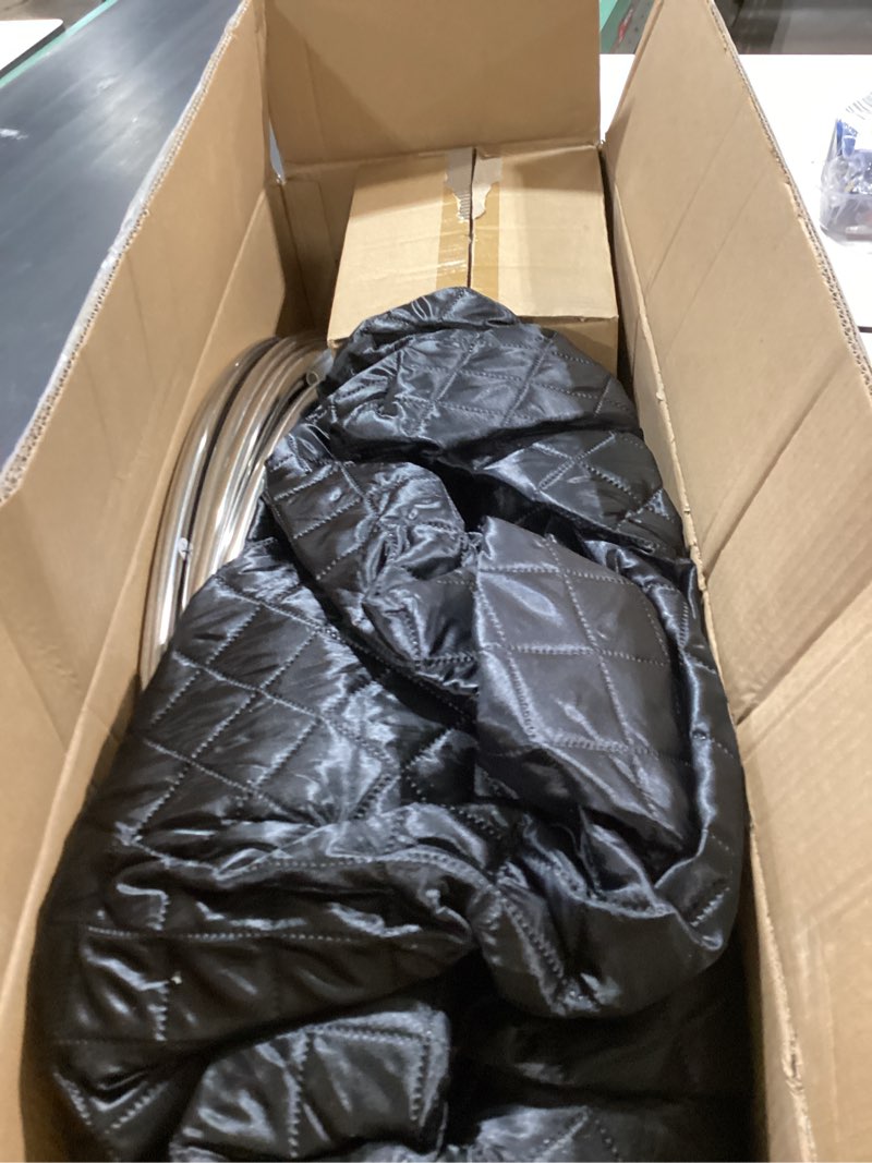 Condition photo showing Good Condition for milin round portable steam sauna box for home, personal sauna tent 3l/1500w steamer with remote fast heating & full body detox waterproof & thermal insulation spa tent 39.4"x 39.4"x 71" black