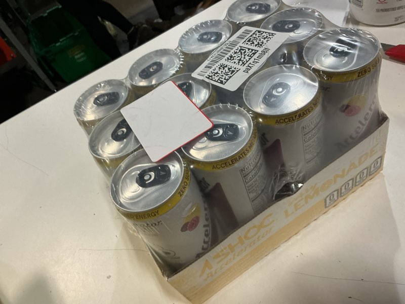 Condition photo showing Good Condition for accelerator active energy berry lemonade 12 fl oz can (pack of 12)(best by 06/2026)