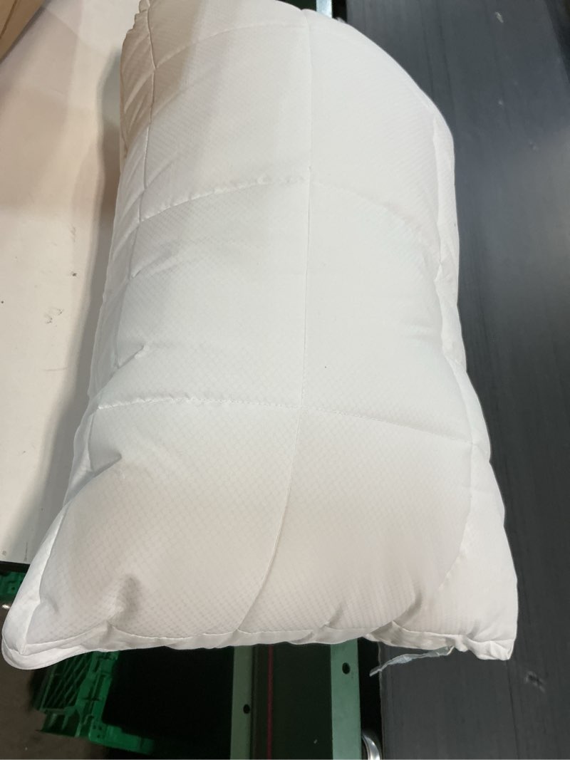 Condition photo showing Good Condition for Nuzzle Cooling Adjustable Pillow for Side Sleepers, Luxury Standard Size Bed Pillow Hotel Collection - Best Adjust Height Soft Firm Pillow for Back, Stomach or Side Sleepers - Home Gifts