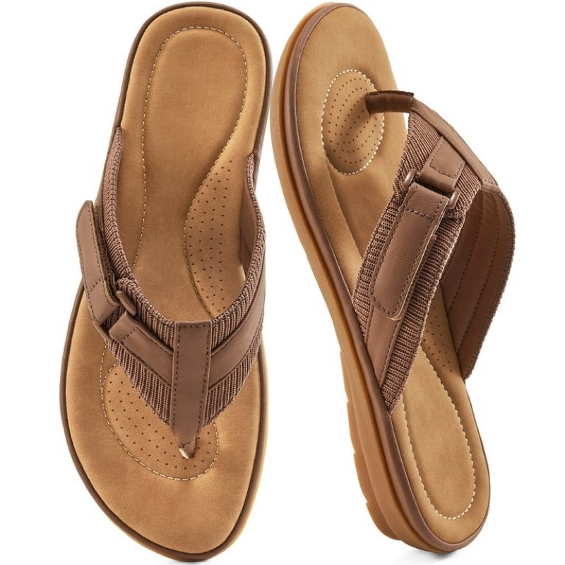 (size 38)ablanczoom womens sandals: arch support flip flops for women slides shoes