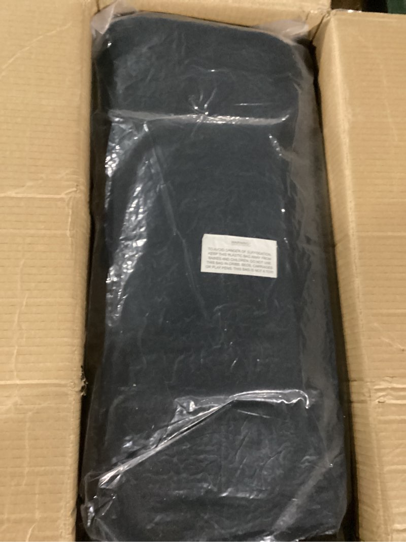 Condition photo showing New/Like New for Organic Buckwheat Bolster (24X10.5X5.5 in) Supportive Rectangular Meditation Pillow 100% Cotton Cover Yoga Pillow Black