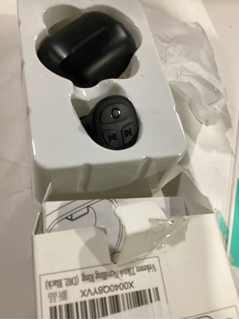 Condition photo showing New/Like New for tiktok scrolling ring for iphone, bluetooth camera remote control, remote control for tik tok scrolling ring for iphone, android (black)