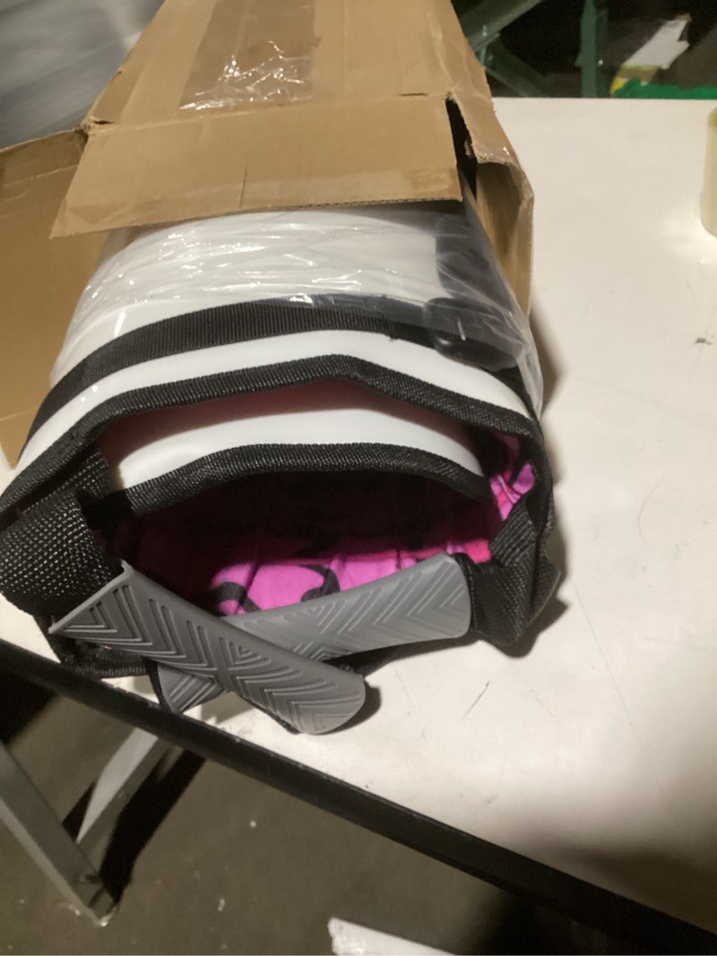 Condition photo showing Good Condition for 45"×18" Foldable Snow Sled, Portable and Lightweight, Strong and Durable, Sturdy Fabric Stitching, Handles with Steering, Fits 2 Children or 1 Adult, Kids Snow Winter Fun Gift (Pink)