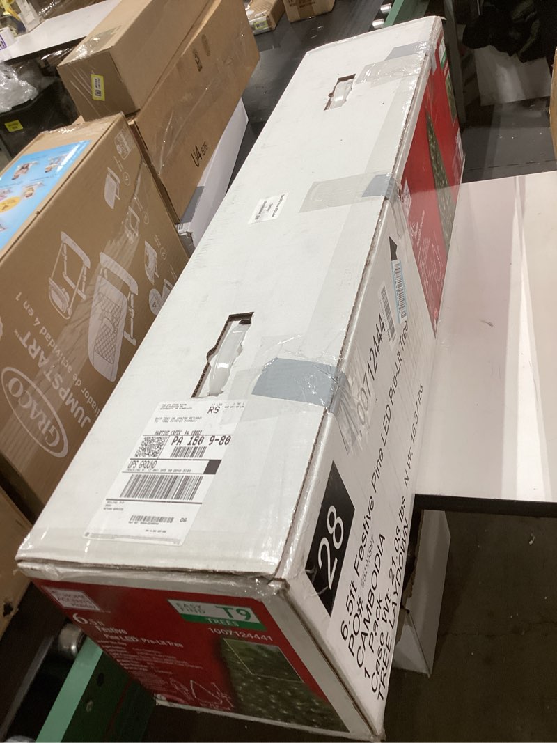 Condition photo showing Good Condition for HOLLO STAR 6 ft Prelit Pencil Christmas Tree with 300 LED Lights, App Control, Aspen Artificial Chri