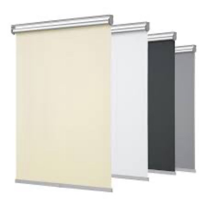 SHADEMOON Blackout Cordless Roller Shades for Windows,Free-Stop System Blind with Valance,Pull Down 