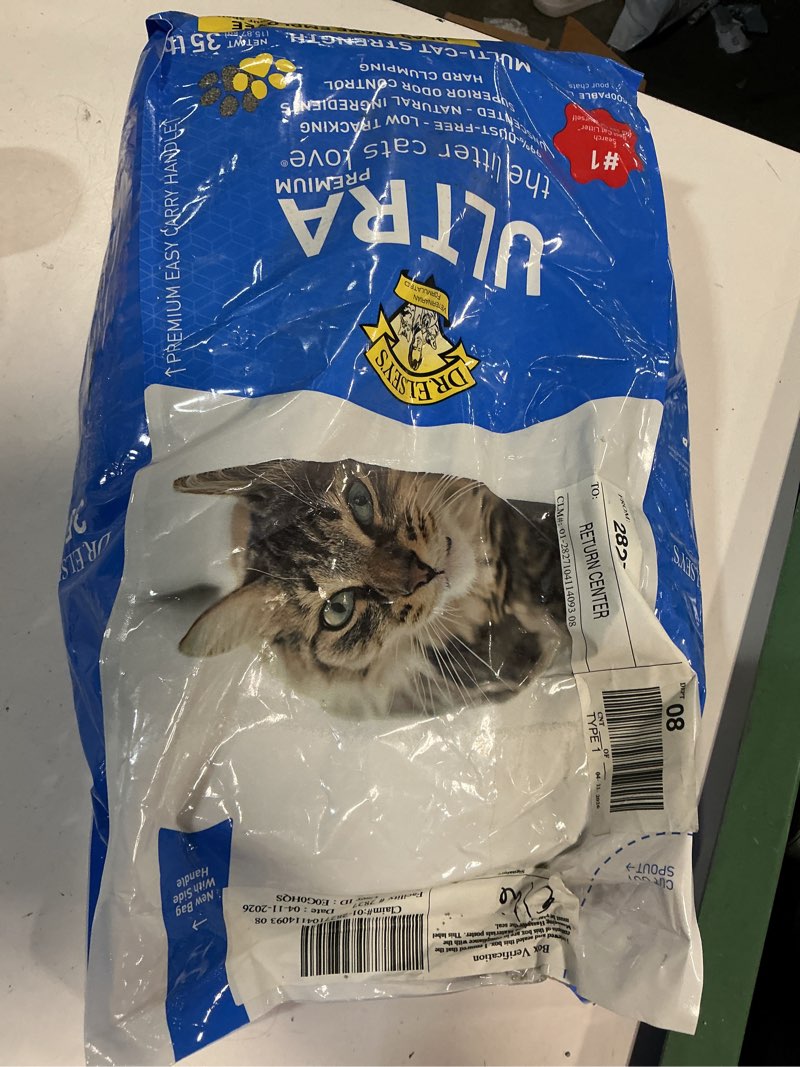 Condition photo showing Good Condition for dr. elsey's fragrance free ultra unscented cat litter - 35lb