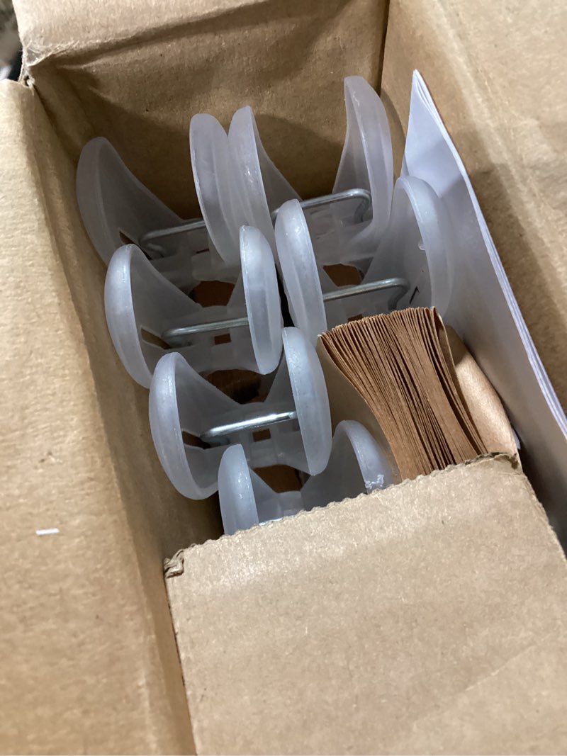Condition photo showing New/Like New for changshade 6 pack temporary shades, pleated paper blinds for indoor windows cut to size adhesive paper shades no tools no drilling for office, bedroom, living room,24" w x 72" h,brown brown 24"w x 72"h- 6pc