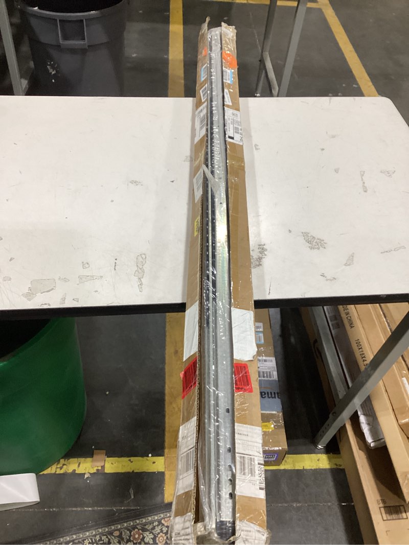 Condition photo showing Good Condition for lontan 22 inch 1 pair heavy duty drawer slides without lock full extension ball bearing industrial drawer slides 3 section drawer tracks and runners 150 lb load capacity side mount load:150lb(without lock)-w:51mm 22 inch