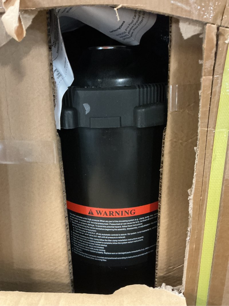 Condition photo showing Good Condition for vevor 2026 pro pool cartridge filter system 100 sq.ft, pool filter for inground & above ground pools, compatible w/pumps 1/2hp~1hp | up to 6142 gph max flow, pool filters for pools up to 23775 gallons cartridge tank & element 100 sq ft