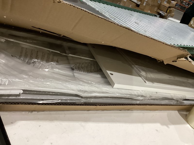 Condition photo showing Good Condition for daoutime 2-pack stackable storage drawers (4 drawers total), white closet organizer with wooden top & metal frame, freestanding or stackable dresser for bedroom, living room, under bed