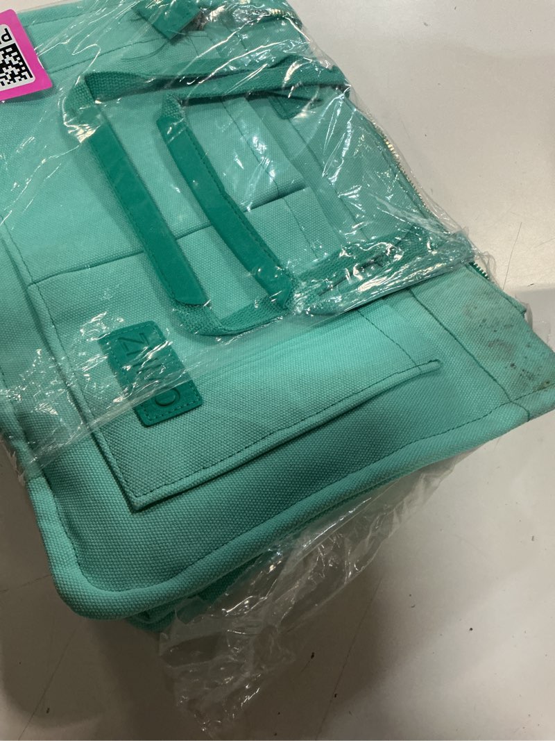 Condition photo showing As Is for zhmo canvas tote bag for women,women's bags crossbody bags work laptop tote bag large handbags purse for travel nurse teacher new upgrade plus green with compartments and inner cup holder