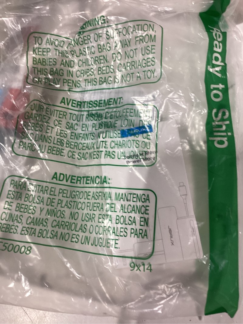 Condition photo showing New/Like New for jsaux 180° usb c male to usb c female adapter 2 pack, 180 degree type c adapter (usb 4.0 / pd 100w) compatible with steam deck, laptop, tablet, iphone 15/16, switch 2 (not for video) and more - grey cc,cc grey
