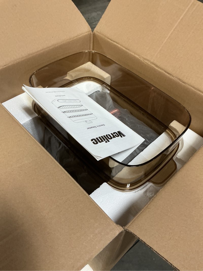 Condition photo showing Good Condition for Veroline Electric Food Steamer for Cooking, 15QT Vegetable Steamer with 3-Tier Stainless Steel Trays