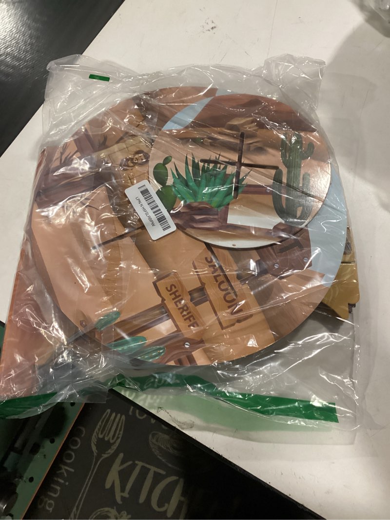 Osonm 2 Pack Western Cowboy Cupcake Stand 3 Tier Cowboy Birthday Cupcake Holder Dessert Tower Wester