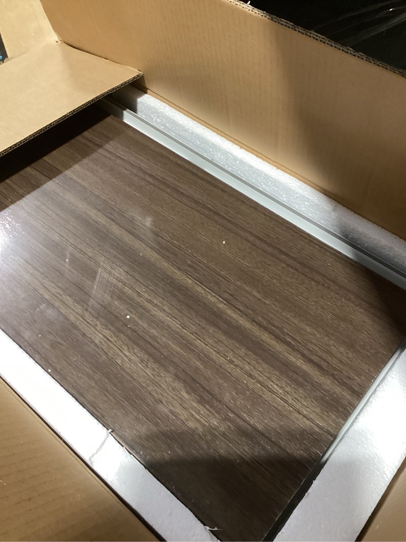 Condition photo showing Good Condition for 6 PCS Wire Rack Covers for Pantry Wood Grain, 24''W * 12''D (Ready to Use) Faux Wood Shelf Covers for Wire Shelving, Rustic Closet Shelves Covering Toppers - Bathroom, Kitchen, Garage (Dark) Dark Wood 12''D * 24''W