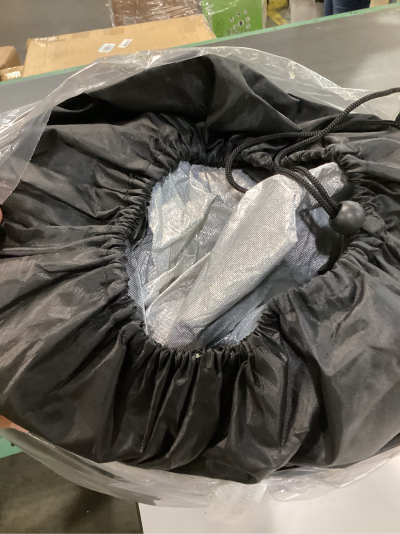 Condition photo showing As Is for ezyshade 10-layer car cover waterproof all weather - see vehicle size-chart - car covers for automobiles & car snow cover - full exterior covers - winter rain sun suv sedan. size a4 (see sizechart) reflective a4 - see vehicle size chart