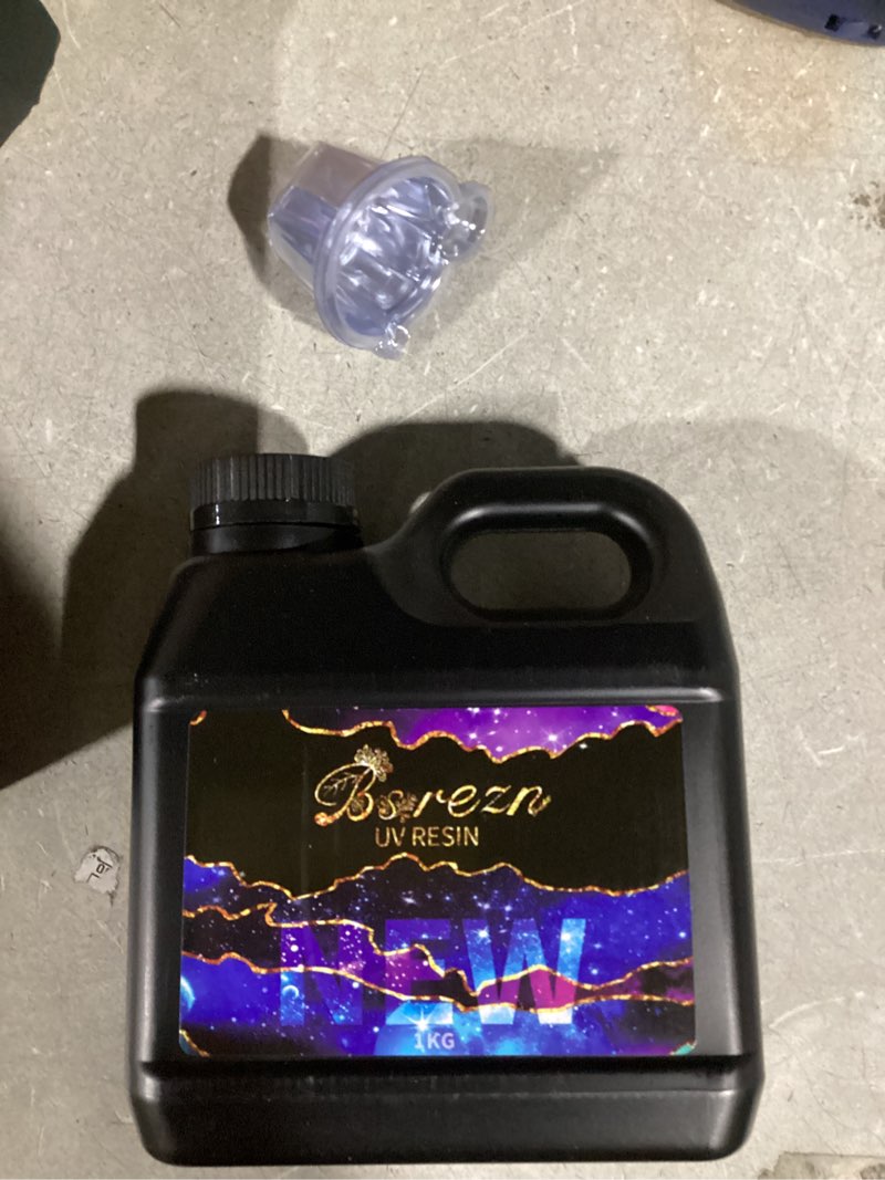 Condition photo showing Good Condition for Bsrezn 1000g UV Resin Bulk, High Hardness & Crystal Clear Premixed Resina UV for Jewelry Making (1000g)
